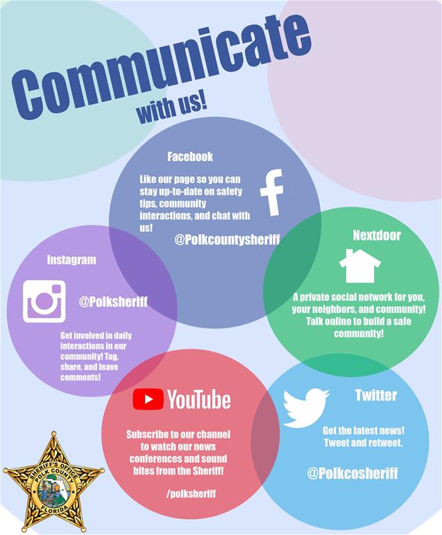 Social Media PCSO Social Media handles